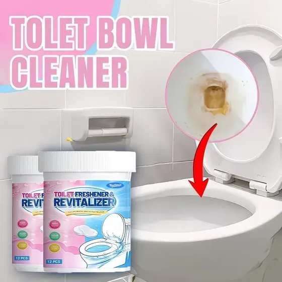 Zzz Tabletas Efervescentes Limpiador Para Taza De Baño 12