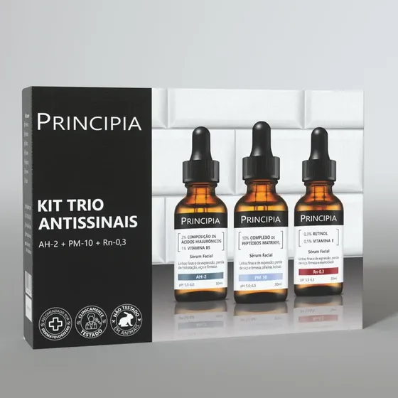 Principia Kit Trio Antissinais Ah-2 + Pm-10 + Rn-0,3