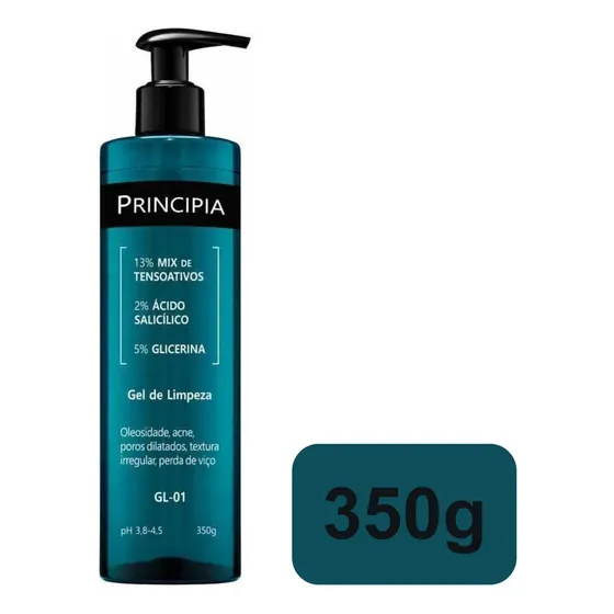 Gel De Limpeza Poros Dilatados Principia Gl-01 Salicilico 350ml Oleosa
