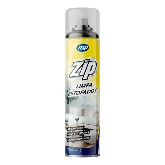 Limpa Estofados Aerossol Zip Automotivo 300ml Banco Sofá