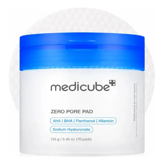 Medicube Zero Pore Pad 2.0 - 70 Almofadas Tônicas Faciais Momento de Aplicação Dia/Noite Tipo De Pele Todo Tipo De Pele