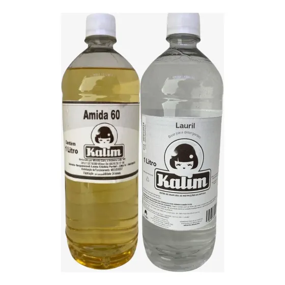 Amida 60 1lt + Lauril 1lt P/ Detergentes E Sabões