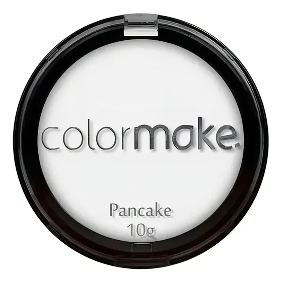 Pancake Pó Branco Colormake 10g Maquiagem Artística Tom Branco
