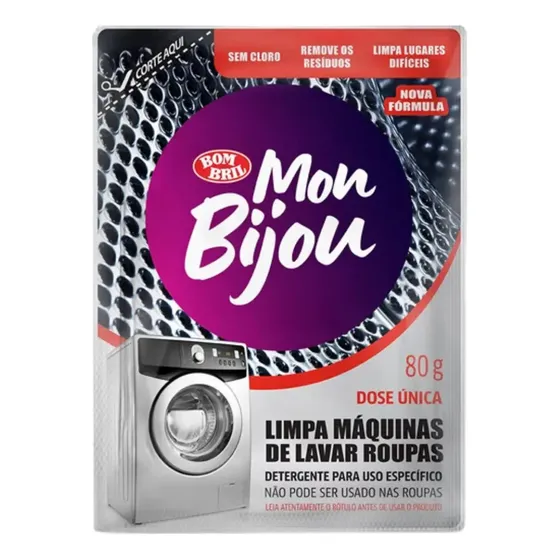 Mon Bijou Limpa Máquinas de 80g