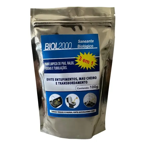 Biol 2000 - Limpeza Fossa, Gordura E Ralos 100g
