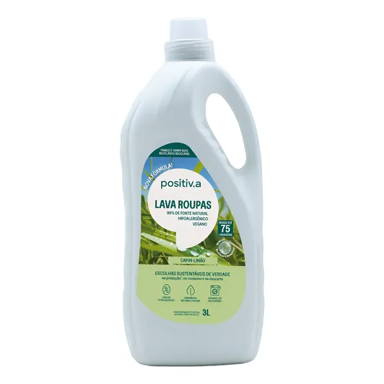 Sabão Liquido Hipoalergênico Vegano Com Ou Sem Fragrância 3l