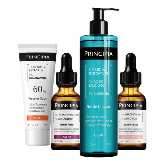 Principia Kit Anti-Manchas Essencial – Rotina Completa Dia e Noite