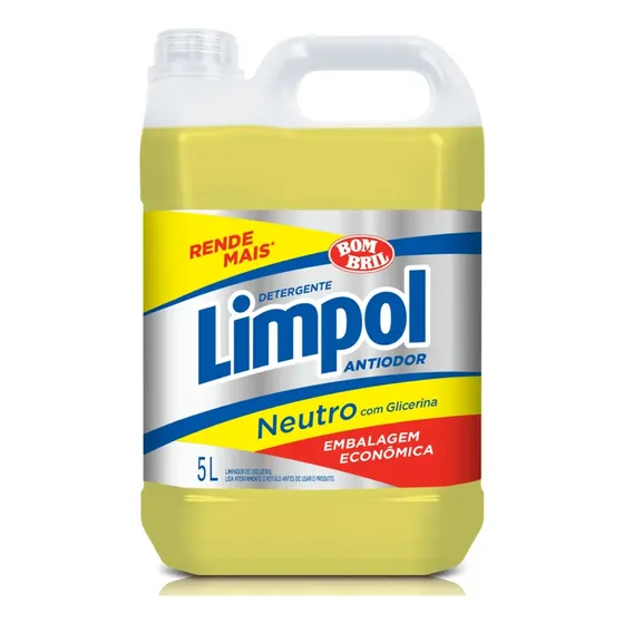 Detergente Líquido Neutro Limpol 5 Litros
