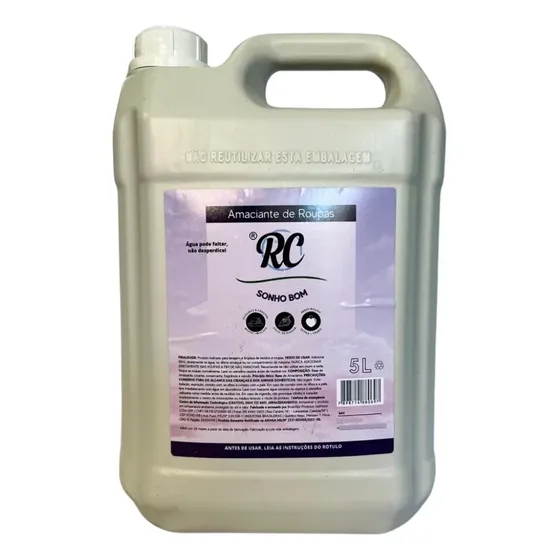 Amaciante Para Roupas Sonho Bom 5l Concentrado Galão Lavar