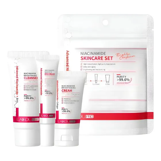 Set Laikou Cuidado Piel Ilumina Anti-edad 3pz