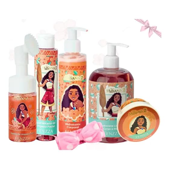 Kit Skin Care Moana Presente Completo Infantil Adolescentes