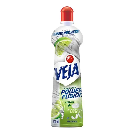 Limpador Multiuso Power Fusion Limão Veja 500ml
