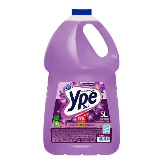 Desinfetante Ypê Bak Lavanda 5L