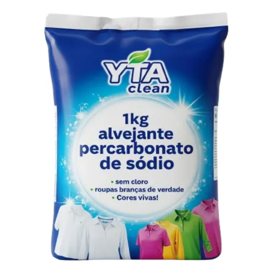 Percarbonato 100% Puro Yta Clean 1kg Clareador E Branqueador