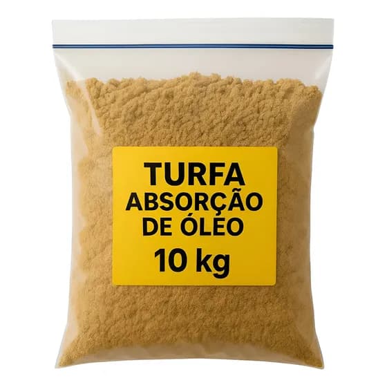 Turfa Absorvente De Óleo Orgânica Hidrofóbica Absorcao 10 Kg