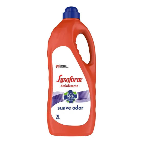 Desinfetante Lysoform Líquido Suave Odor Limpeza Pesada e Eficiente 2L