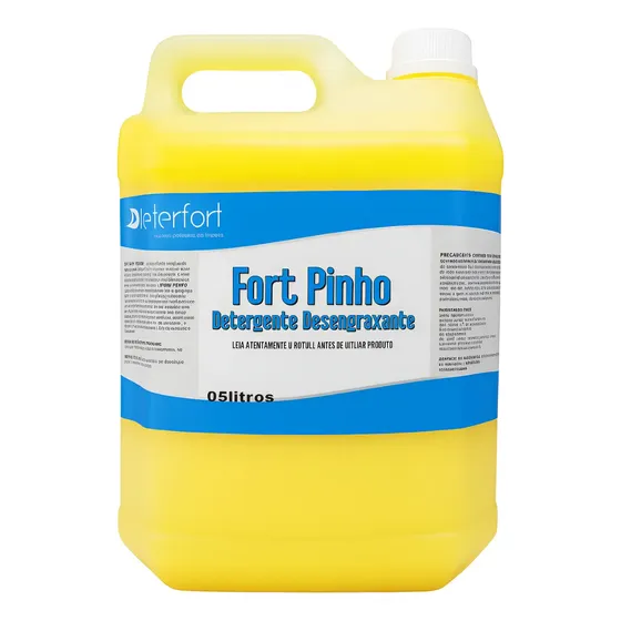 Detergente Desengraxante Neutro Concentrado Fort Pinho 5 Lts