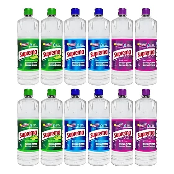 Kit Removedor Perfumado Suprema 1 Litro - 12 Unidades