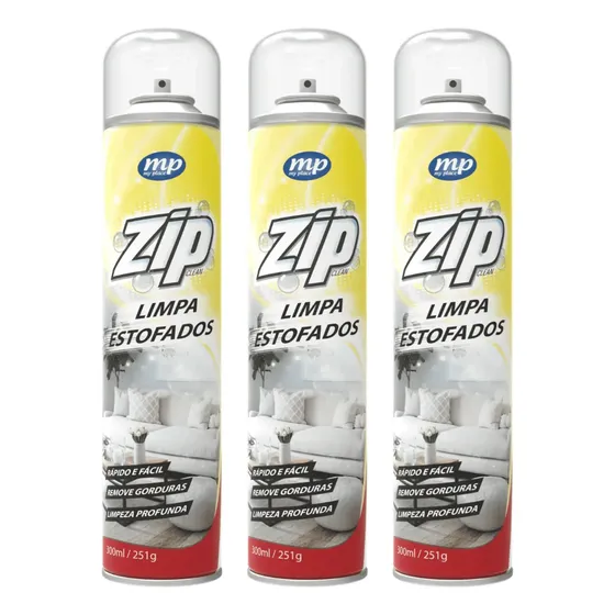 Limpa Estofados Espuma Mágica Limpa A Seco Zip Clean 300ml