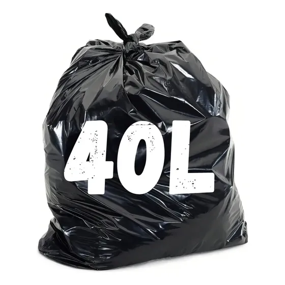 Saco De Lixo 40l C/100 Und Preto Reforçado Imediato