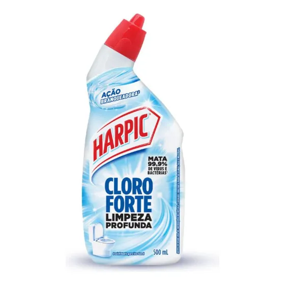 Desinfetante Sanitário com Cloro Ativo Harpic Cloro Forte 500ml