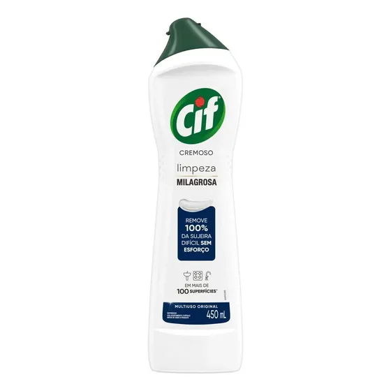 CIF Cremoso Limpeza Milagrosa 450 ml