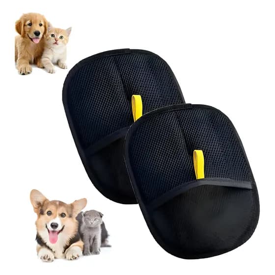 2 Luvas Eletrostáticas Para Remoção De Pelos De Animais, C