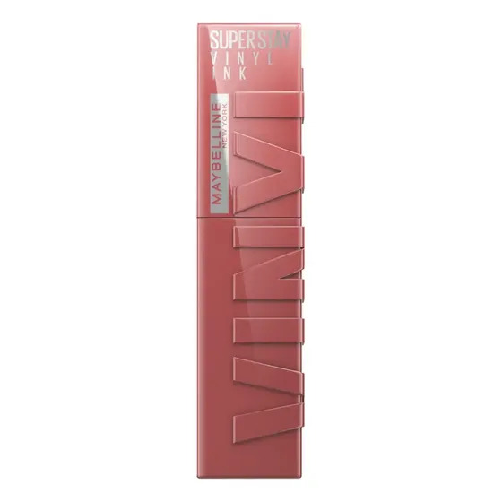 Batom Líquido, Longa Duração, Acabamento Vinil Espelhado e Efeito Gloss, Brilho Instantâneo, Conforto para os Lábios, Fórmula Vegana, Cor Cheeky, SuperStay Vinyl Ink Maybelline NY 4,2ml