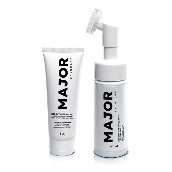 Kit Skincare Limpeza Facial Diaria Com Creme Hidratante