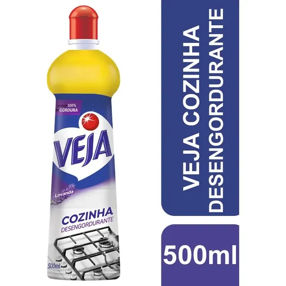Limpador Desengordurante Veja Desengordura Rápido Lavanda 500ml