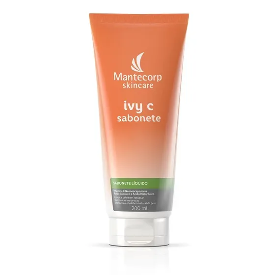 Sabonete Líquido Facial Ivy C 200ml Mantecorp Skincare Todo Tipo De Pele Dia/noite