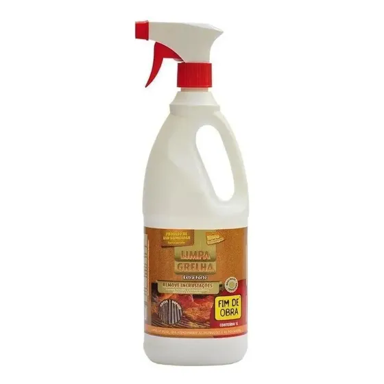Limpa Grelhas Remove Incrustações C/ Pulverizador 1 Litro