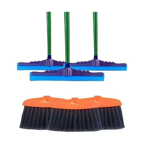 Kit 3 Vassouras + 3 Rodos *direto Fabrica