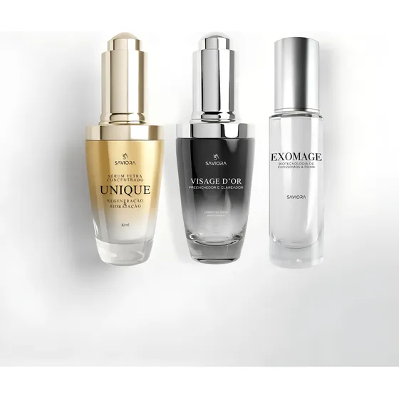 Kit Trio Visage D'or Unique Exomage Saviora