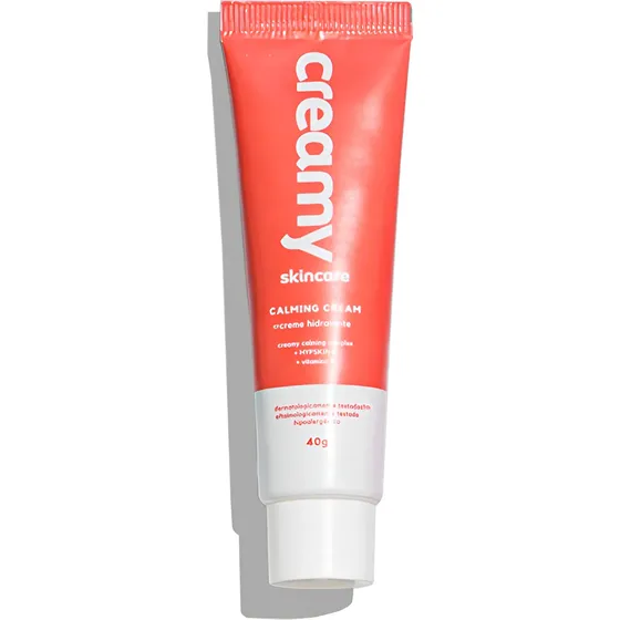 Creamy Skincare Calming Cream 40g | Acalma a Pele Sensibilizada, Alívio Rápido em Casos de Vermelhidão, Rápida Absorção | Todos os Tipos de Pele, Especialmente Sensíveis