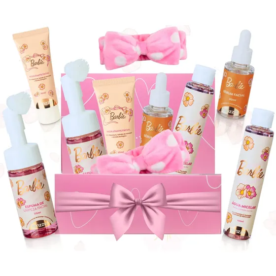 Kit Skin Care Barbie Infantil Meninas Adolescentes Skincare