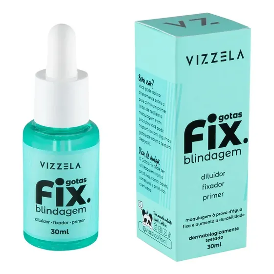 Gotas Fix Blindagem Diluidor Maquiagem Prova Dágua