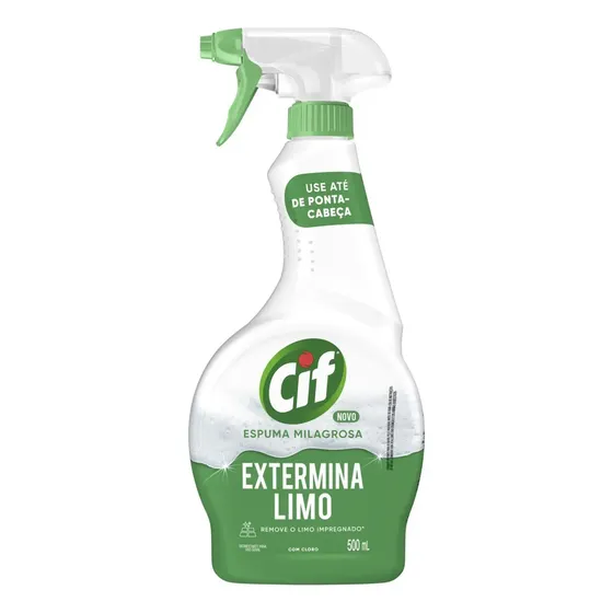 Desinfetante Tira Limo com Cloro Cif Espuma Milagrosa 500ml