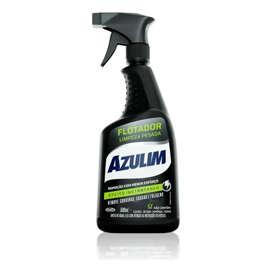 Flotador Limpeza Pesada Azulim500ml Multiuso Limpador Forte