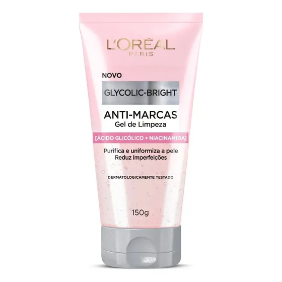 Gel De Limpeza Anti-marcas Glycolic-bright Loréal Paris 150g
