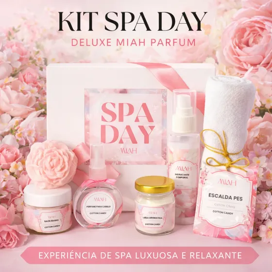 Kit Spa Day Completo Feminino Skincare Autocuidado Presente