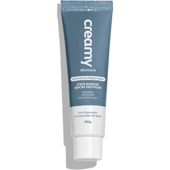 Creamy Skincare Ceramide Skin Repair 40g | Contém Ceramidas, Melhora A Pele Fragilizada, Hidratação Profunda E Intensa, Controla Pele Ressecada | Todos Os Tipos De Pele, Diurno E Noturno
