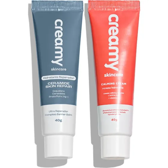 Kit Duo Hidratante - Acalma & Repara - Calming Cream + Ceramide Skin Repair Creamy Skincare