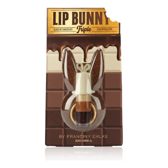 Gloss Labial Lip Bunny Triple - Fran By Franciny Ehlke