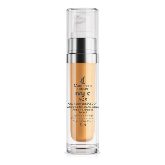 Rejuvenescedor Facial Mantecorp Skincare Ivy C Aox Gel 15g Todo Tipo De Pele Dia/noite