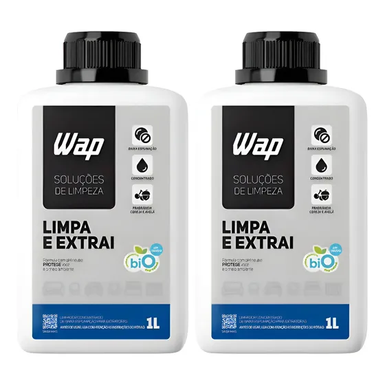 Kit 2 Detergente Wap Limpeza Limpa E Extrai Concentrado 1lt