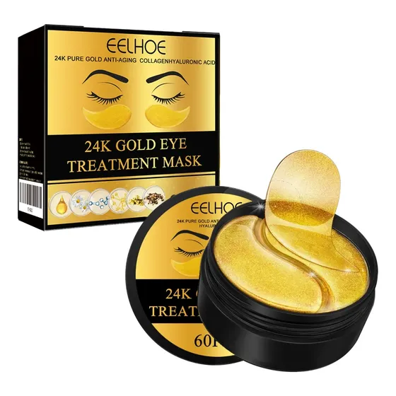 Máscara Eelhoe 24k Gold Eye Treatment Para Olhos 6