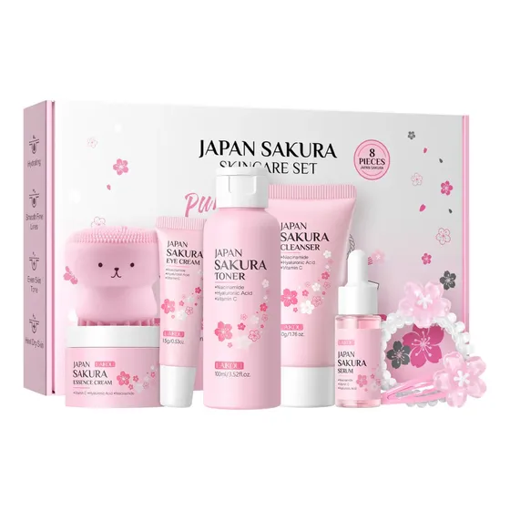 Conjunto Laikou Sakura Skin Care Pro, Iluminador E