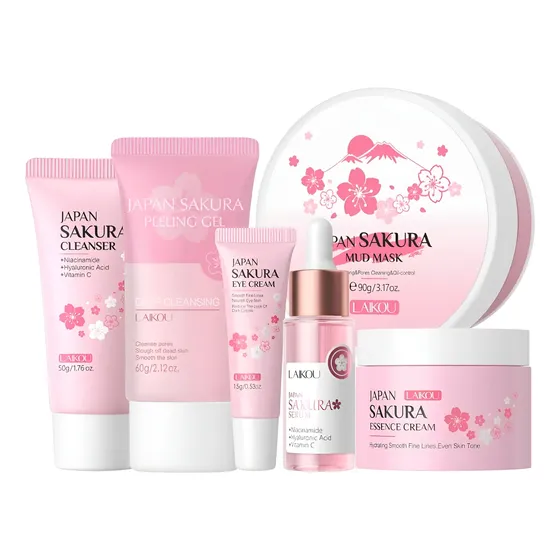 Conjunto Laikou Sakura Rejuvenesce E Remove Manchas