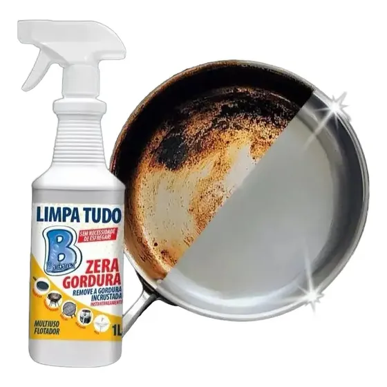 Flotador Limpa Tudo Desengordurante 1litro  Limpeza Pesada